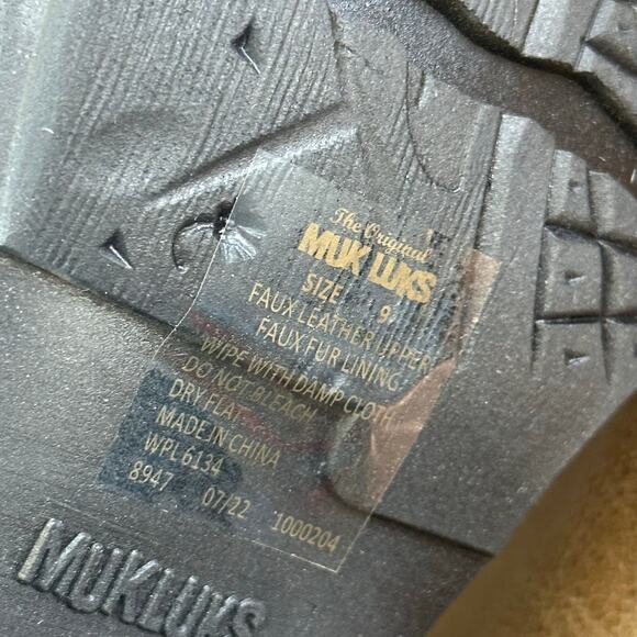 Muk Luks Womens Logger Niagara Taupe Boots Size 9 - Picture 9 of 10